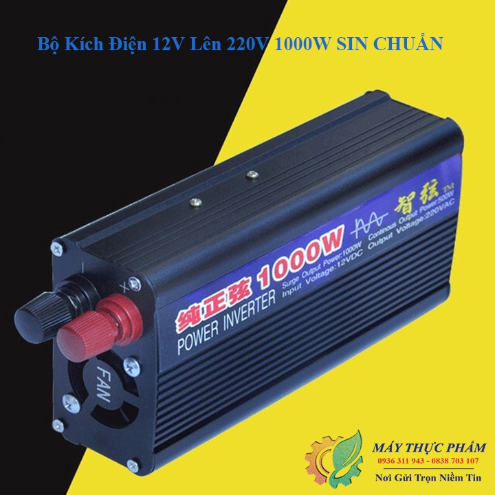 Bộ Kích Điện, Bộ Đổi Nguồn 12V sang 220V Sin Chuẩn