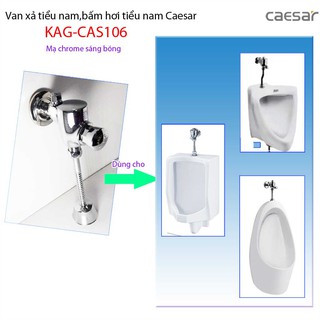 VAN XẢ TIỂU NAM ẤN TAY CAESAR KAG-CAS106