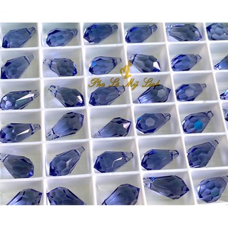 4 viên pha lê Swarovski kiểu giọt nước 6,5ly-7,5ly
