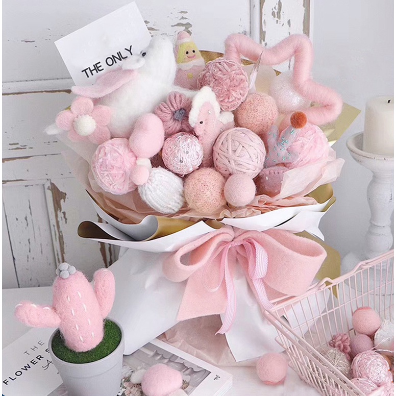 1/5 Giấy Gói Hoa 2 Màu Dày Dặn Chống Thấm Nước Phong Cách Hàn Quốc