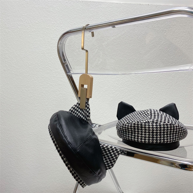 Mũ Beret Tai Mèo Phong Cách Anh Quốc Cổ Điển Thời Trang Mùa Thu Cho Trẻ Em