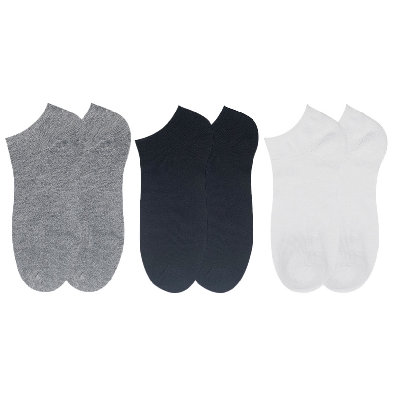 Vớ Cotton Cổ Thấp Màu Sắc Đơn Giản Phong Cách Thể Thao Thời Trang Cho Nam Và Nữ