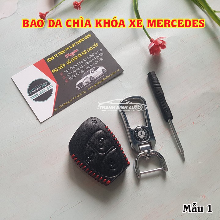 Móc Treo Chìa Khóa Bao Da Cao Cấp Xe Mercedes - Thanh Bình Auto