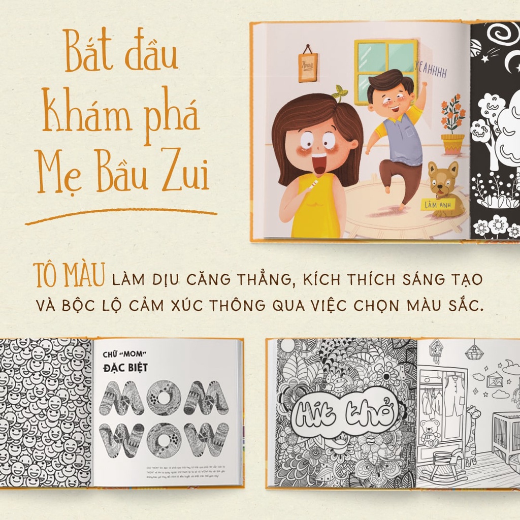 Combo Sách Activity Books: Giúp Mẹ Thư Giãn Và Xây Dựng Thai Kỳ Chu Đáo | Nhà Đậu | 115