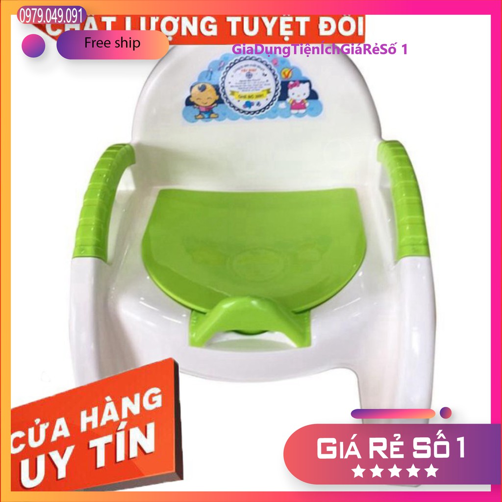 Bô ghế vệ sinh ⚡️FREESHIP⚡️ghế bô cho bé nhựa Việt Nhật (Nhiều màu) -bô đi vệ sinh cho bé siêu cute.