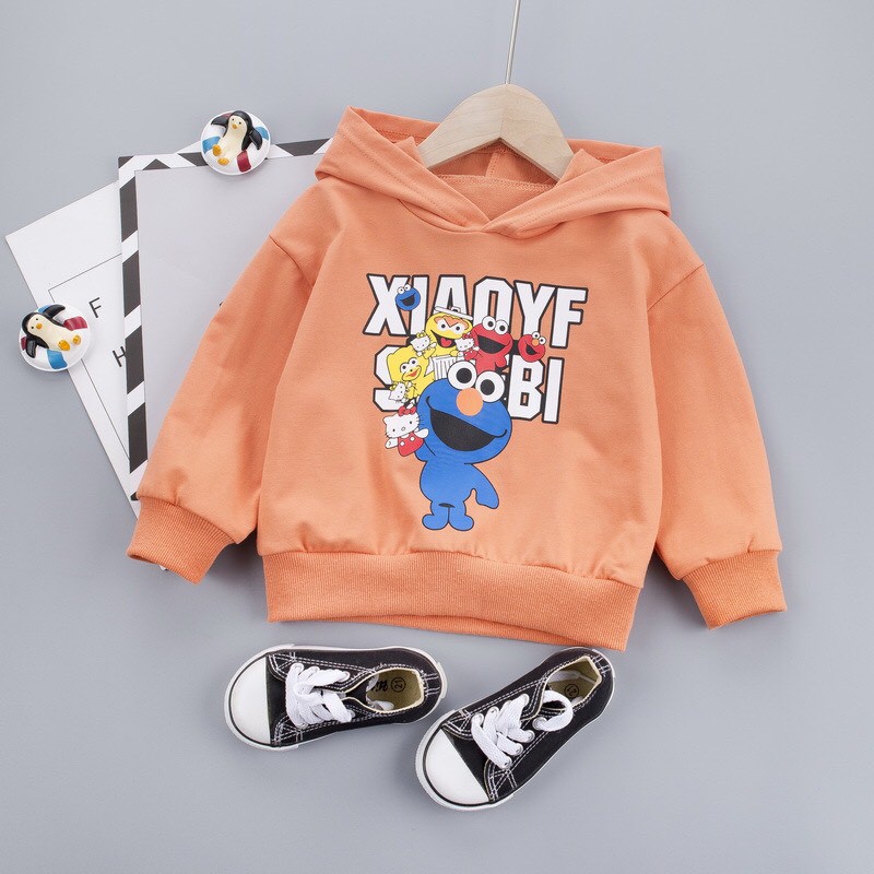 [Mã FAMAYFA2 giảm 10K đơn 50K] Áo hoodie hoạt hình cho bé