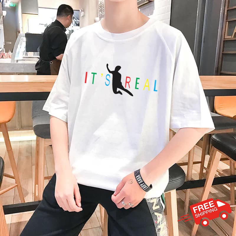 Áo thun unisex nam nữ, chất liệu cotton với logo " té ngã " của Văn Toàn