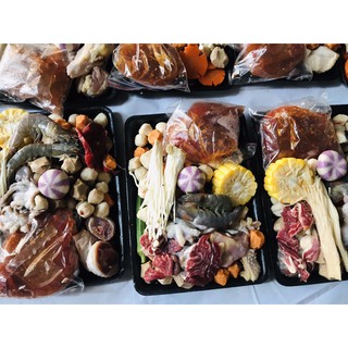 SÉT LẨU TÔM BÒ GÀ