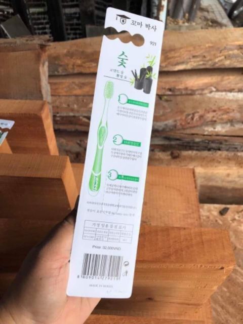 Set 10 bàn chải than tre hoạt tính