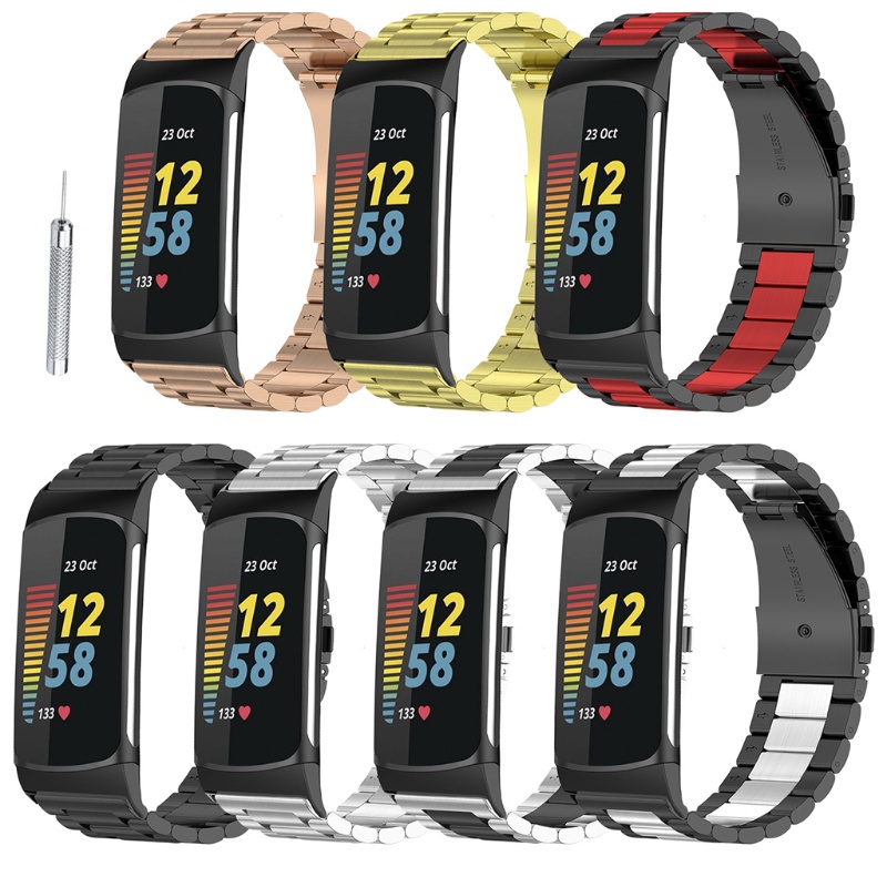 Dây Đeo Kim Loại Cho Đồng Hồ Thông Minh Fitbit-Charge 5
