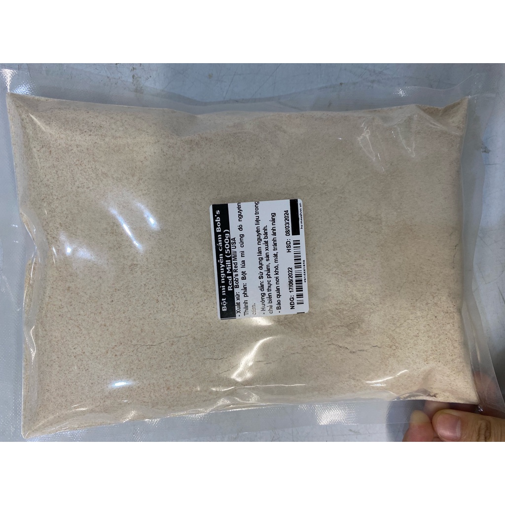 Bột mì nguyên cám Bob's red mill (500g)