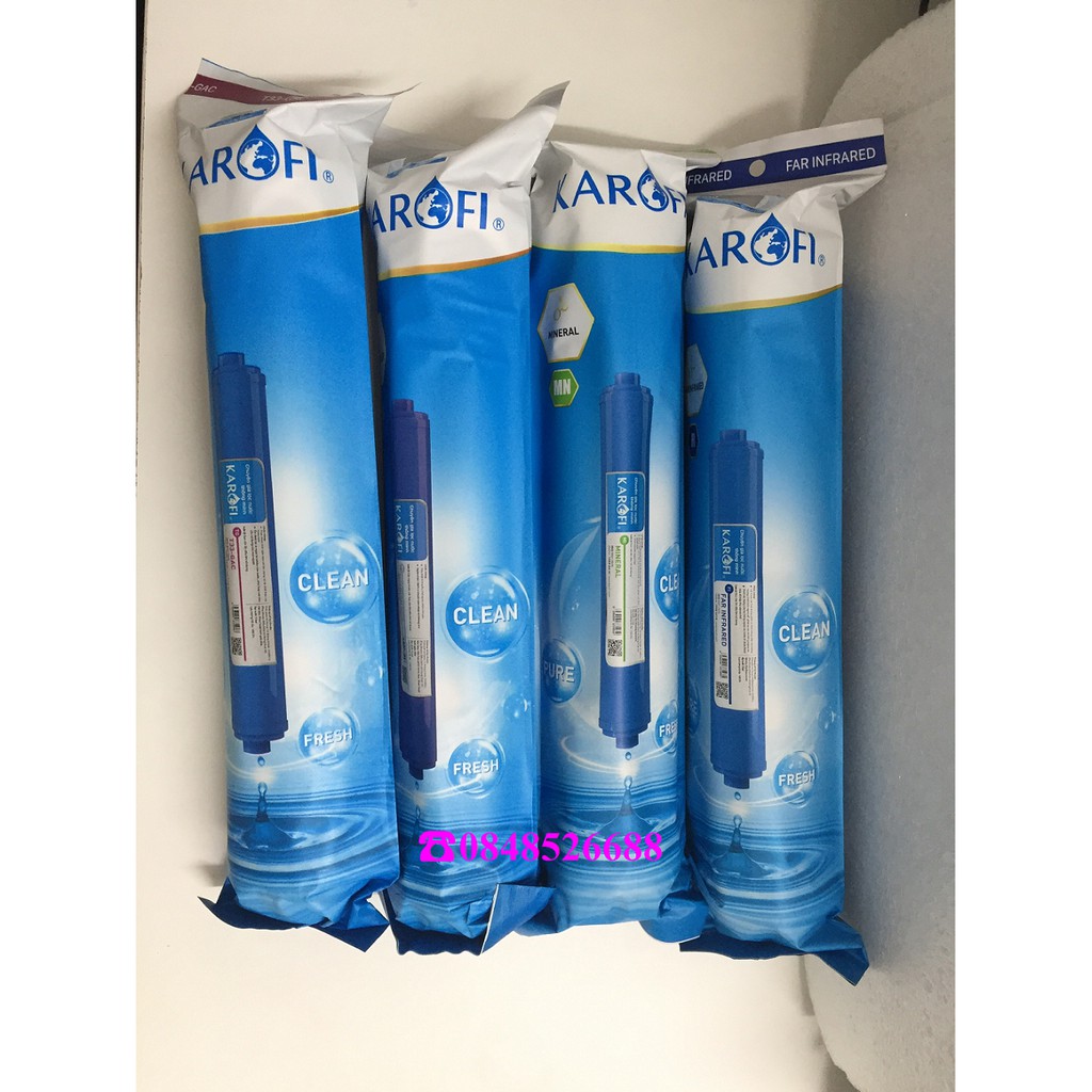 Combo 4 lõi lọc chức năng Karofi 5678- Hàng chính hãng Karofi-Dành Cho Tất Cả Các Máy Lọc Nước