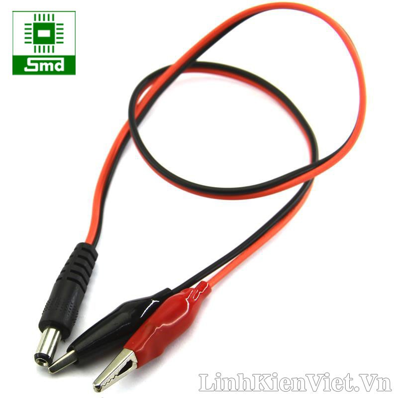 Dây Cable cấp nguồn kẹp cá sấu gắn que đo đồng hồ vạn năng hai đầu siêu rẻ tiện dụng nhiều kích thước chuyên dụng