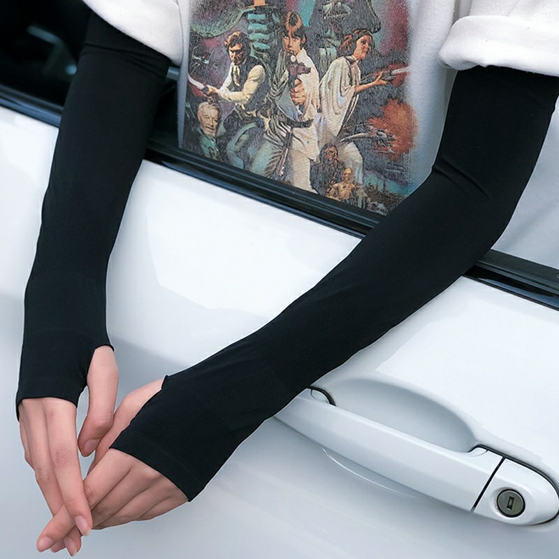 Găng tay chống nắng xỏ ngón đa năng siêu rẻ