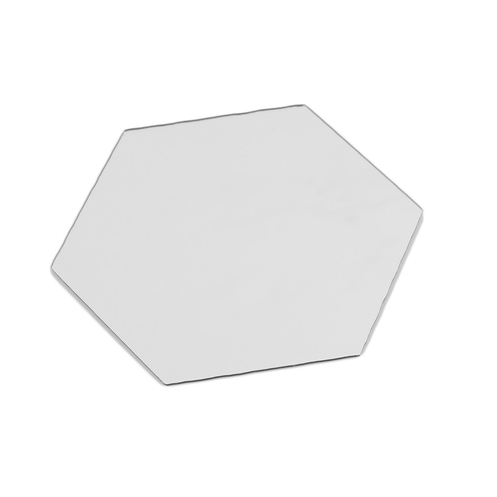 Sticker lục giác tráng gương 3D dán tường trang trí nhà cửa