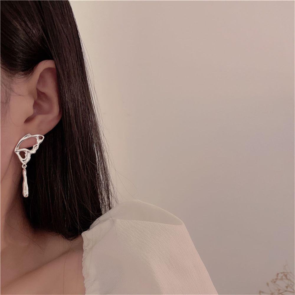 Khuyên Kẹp Vành Tai Không Đối Xứng Thời Trang Dự Tiệc