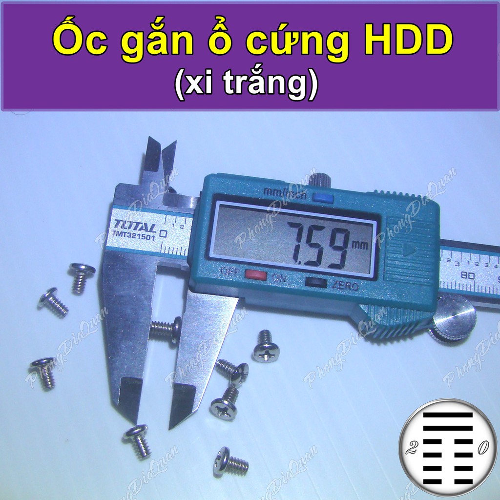 Ốc gắn ổ cứng Ốc HDD (4 con)