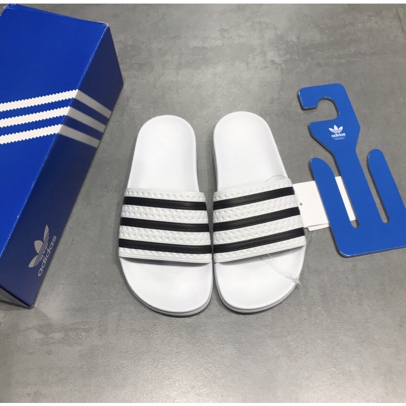 DÉP ADIDAS ADILETTE SLIDES WHITE MADE IN ITALY  Mã 280648-225