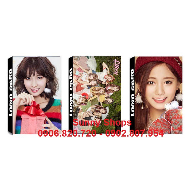 Lomocard hình Twice, Momo, Tzuyu Likey