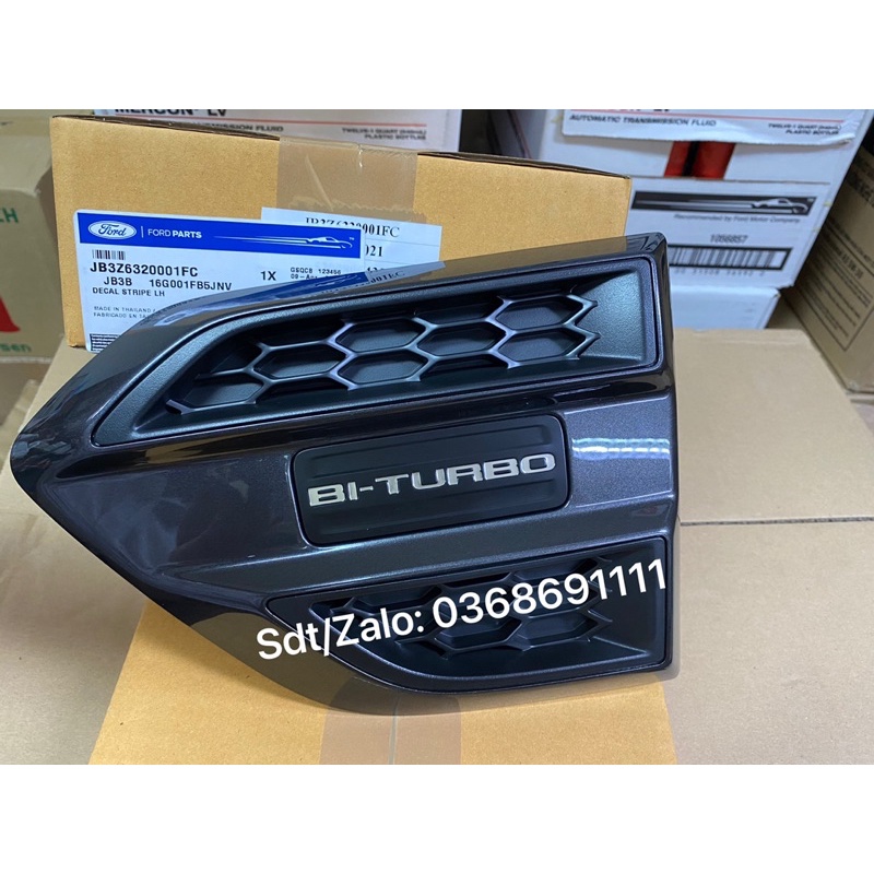 Ốp mang cá  Ford Ranger Bi-turbo, ốp gió tai xe Ford Ranger / JB3Z6320001FC