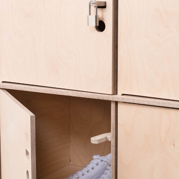 Fin Locker, Tủ đựng đồ có khóa 9 hộc tủ DRA_039, 120x40x112cm, tủ gỗ Scandi Home