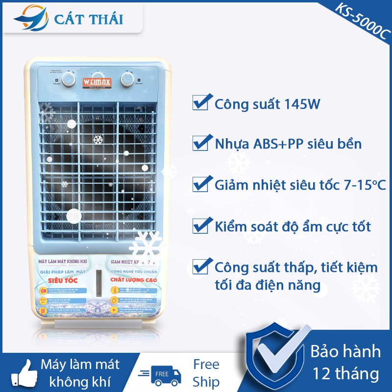 QUẠT ĐIỀU HÒA DAICHI KS-5000C