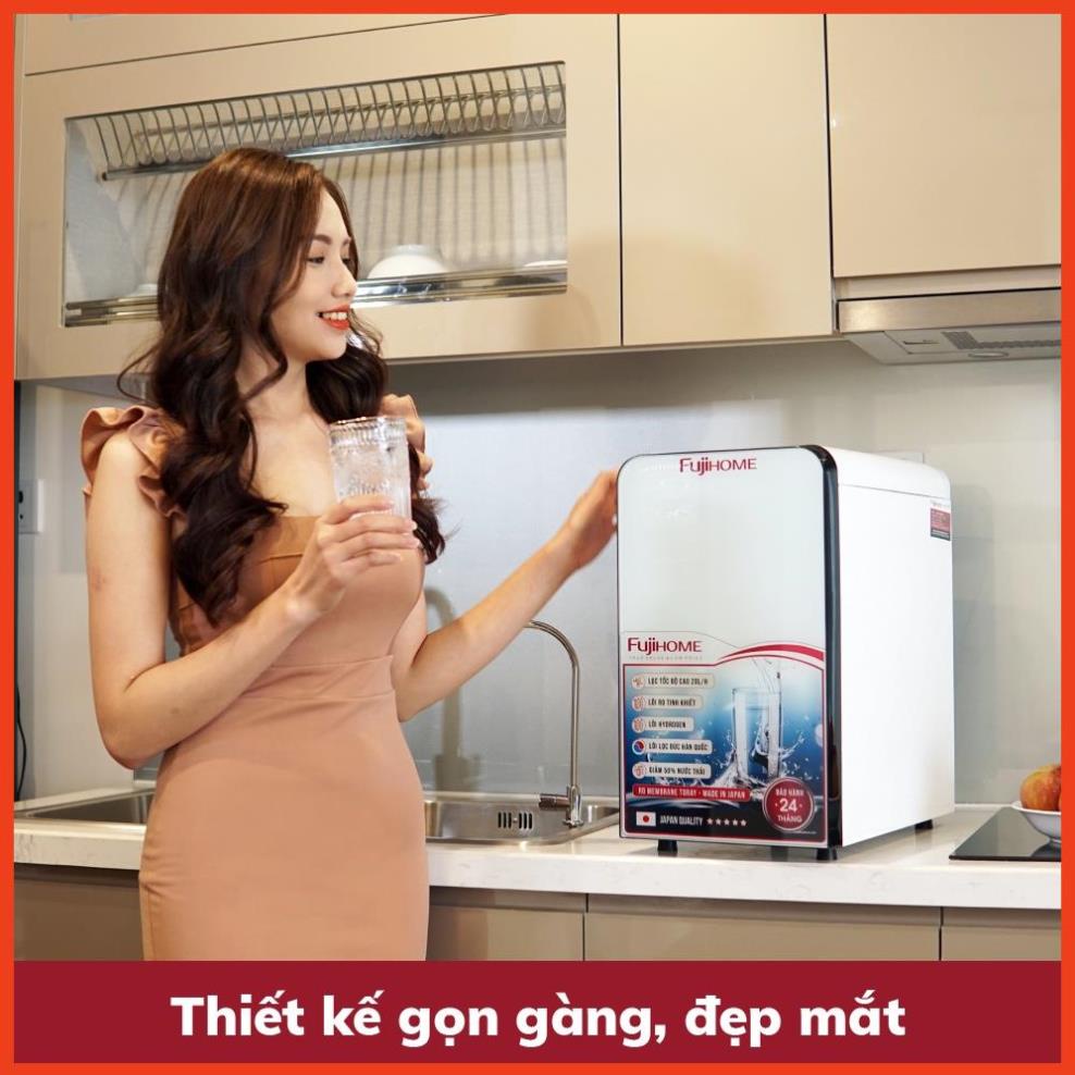 Máy lọc nước RO gia đình Fujihome uống trực tiếp 5 cấp lọc (Bao gồm tủ cường lực), Thiết bị bộ lọc nước sinh hoạt