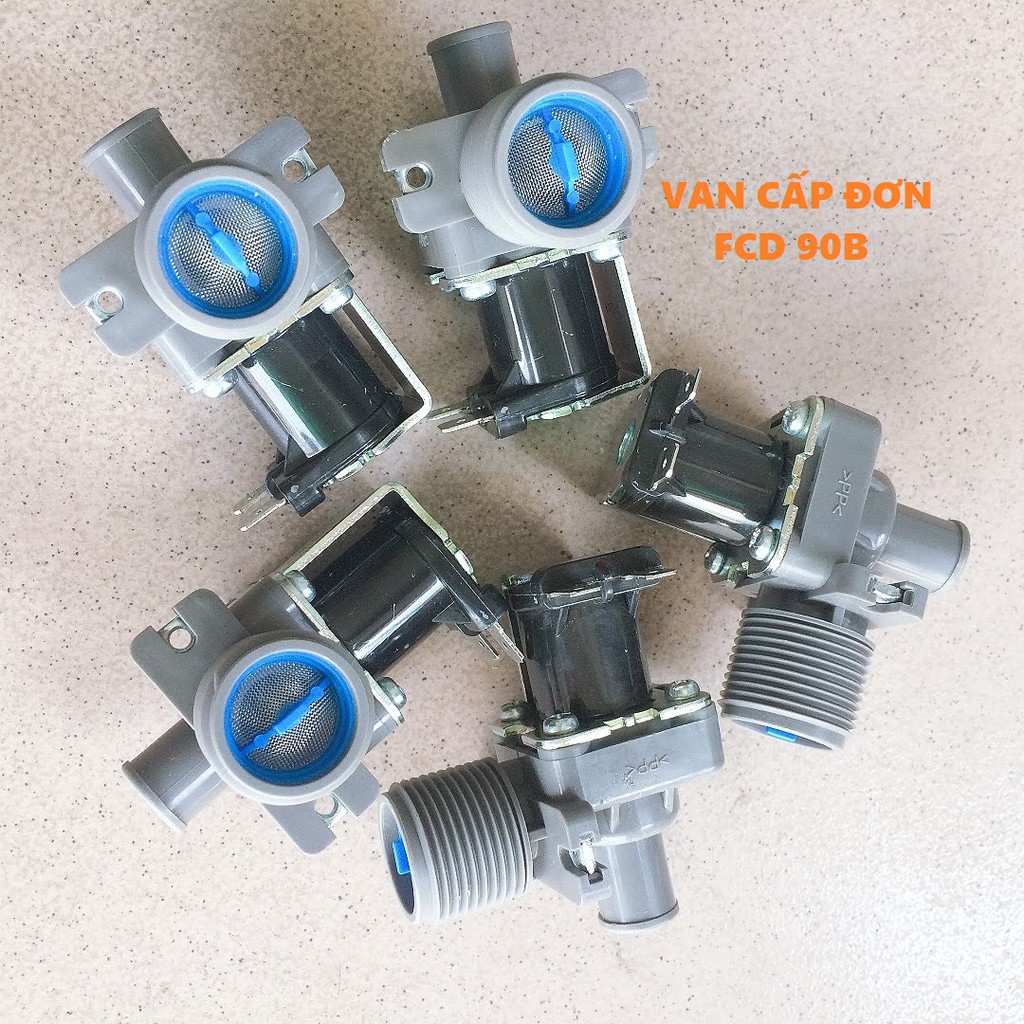 IIII Van cấp nước máy giặt Sanyo [RẺ VÔ ĐỊCH] Van điện từ cấp nước máy giặt đa năng - Van cấp đơn máy giặt CCCC