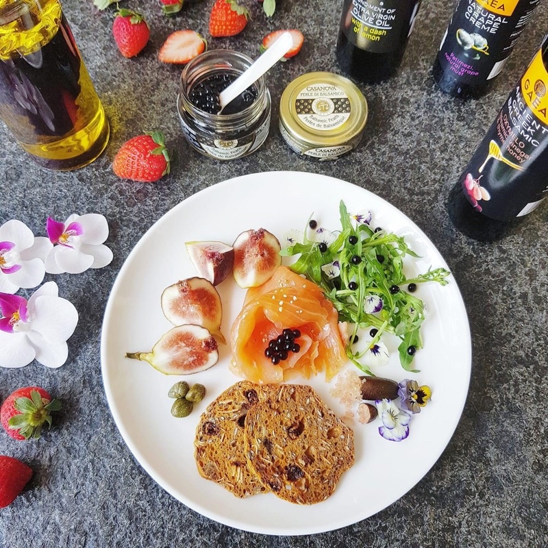 Giấm balsamic oxymelo & mật ong cỏ xạ hương nhãn hiệu Gaea 250ml