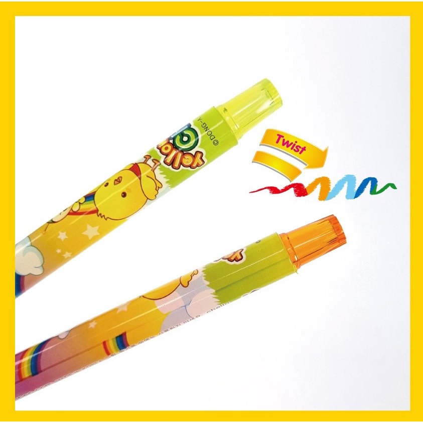 Hộp sáp vặn 50 màu cao cấp cho bé Dong-A hàng nội địa Hàn Quốc
