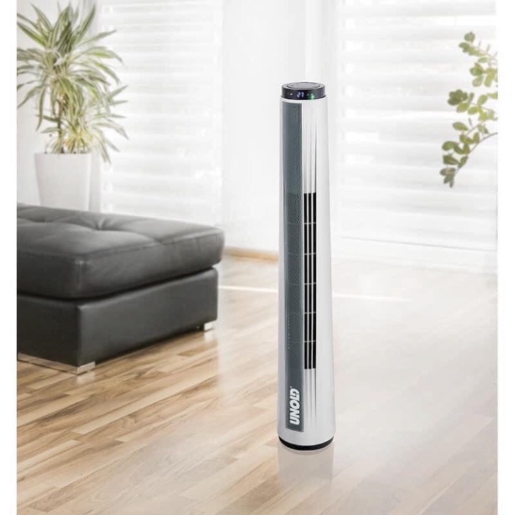 Quạt Trụ Tháp Không Cánh UNOLD 86940, 2 hình thức Gió, Không Ồn, hướng dẫn Từ Xa, Nhập Đức, BH 12 Tháng [NHẬP ĐỨC]