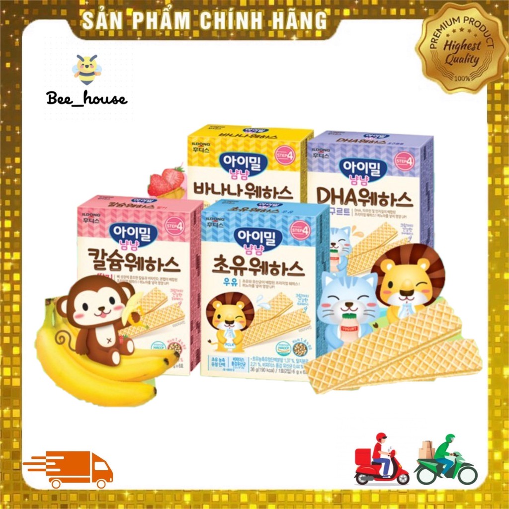 Bánh xốp ăn dặm Ildong Hàn Quốc - 𝐁𝐞𝐞 𝐡𝐨𝐮𝐬𝐞