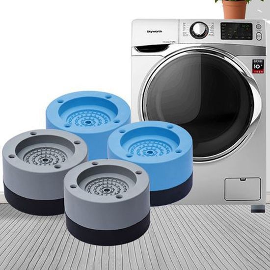 Bộ 4 miếng đệm cao su lót chân máy giặt chống rung chống ồn máy giặt tủ lạnh, chống ồn, chốn rung lắc - Fastmart
