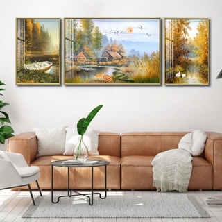 Tranh Tráng Gương Cao Cấp - Tranh Treo Tường Phong Cảnh Thiên Nhiên Tươi Đẹp 9 (Bộ 3 tấm)