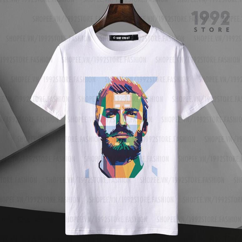 Áo thun bóng đá David Beckham Pop Art ngắn tay