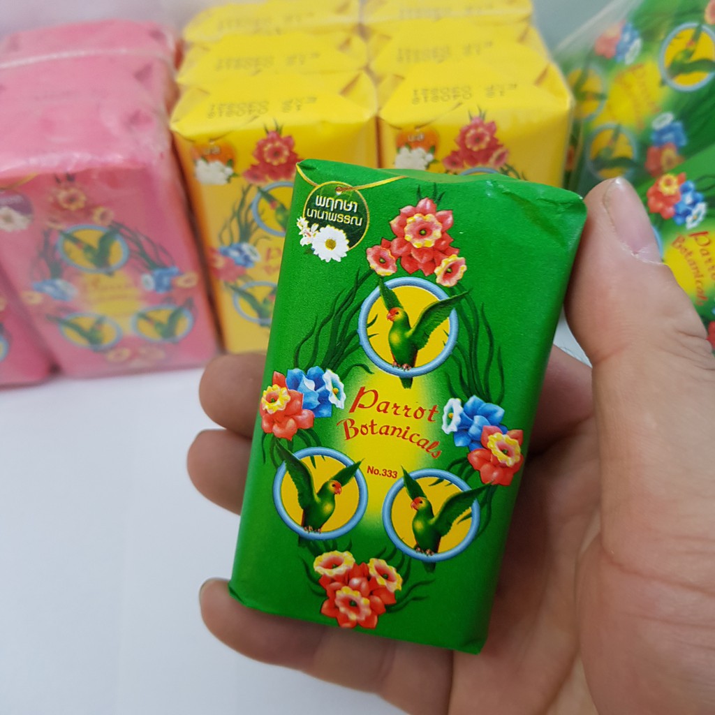 Lốc 6 Xà phòng Vẹt Parrot Botanicals Thái Lan