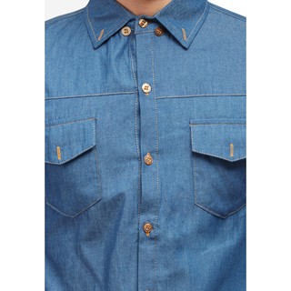 Áo sơ mi nam denim Titishop ADN33