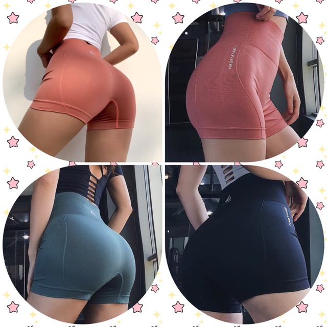 Quần đùi lưng cao nâng mông ôm bụng