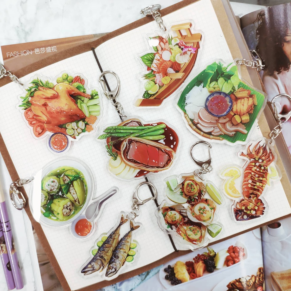 Móc khóa đồ ăn