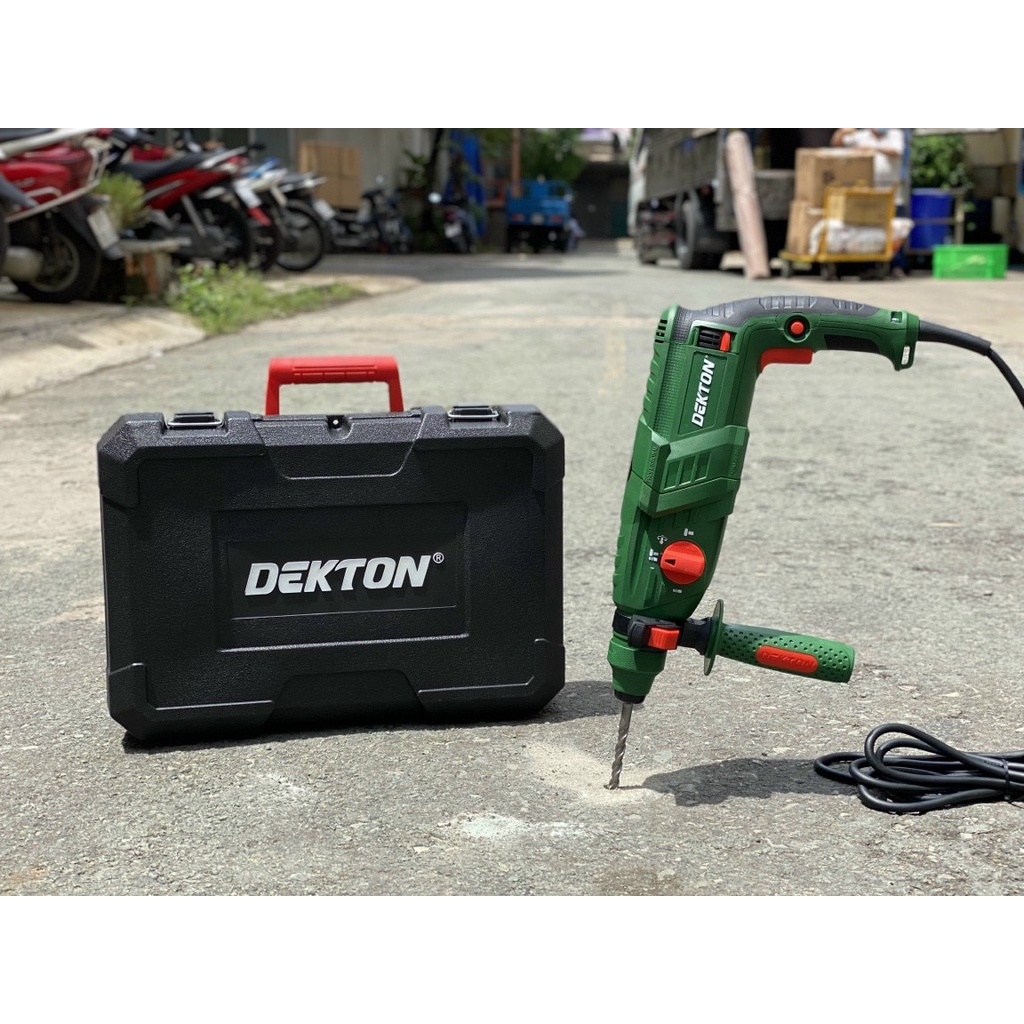 Máy khoan bê tông 3 chức năng DEKTON DK-2603C-Công xuất 1050w-bảo hành 6 tháng