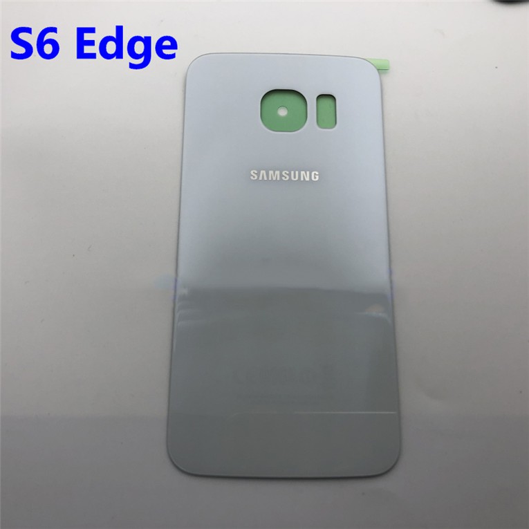 Lưng Nắp Lưng Điện Thoại Bằng Kính Thay Thế Chuyên Dụng Cho Samsung Galaxy S6 Edge G925 G925F G925P G925A G9250