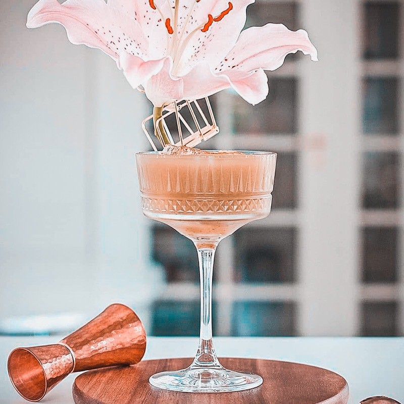 Carved Cocktail Glasses Coupe - Ly Thủy Tinh - Ly Cocktail