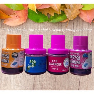 Com Bo 3 Cốc  thả bồn cầu Hàn Quốc ( jasmine- hương hoa nhài) +( hoa Lavender)+ ( Hoa Hồng )