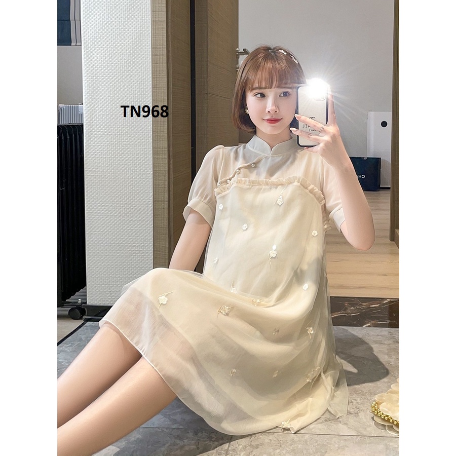 Đầm cách tân bầu nhập khẩu cao cấp