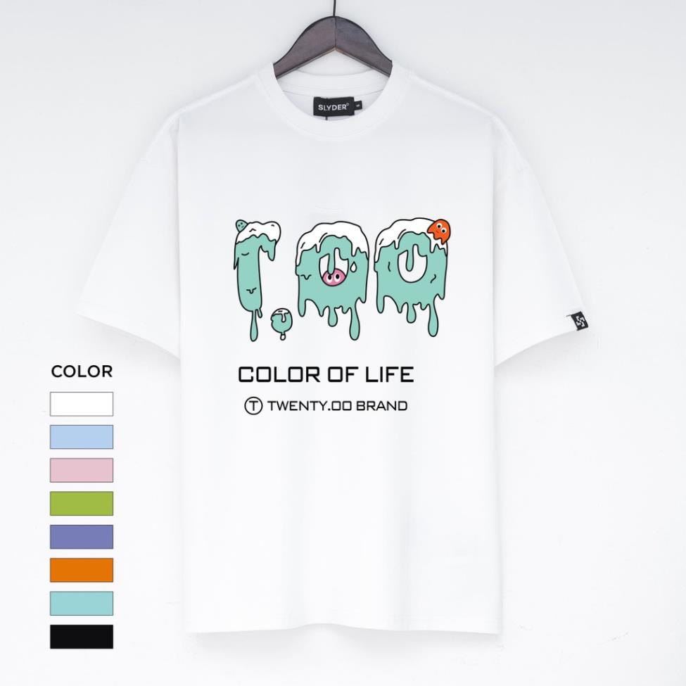 Áo thun ROO cotton dáng rộng , over( V72)