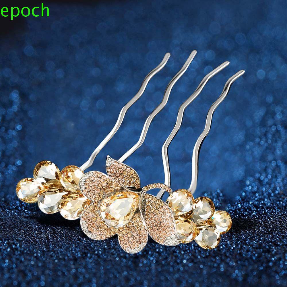 Epoch Kẹp Tóc Thiết Kế Tinh Tế Thời Trang Cho Cô Dâu|Trâm Cài Tóc Hình Hoa Tulip Xinh Xắn