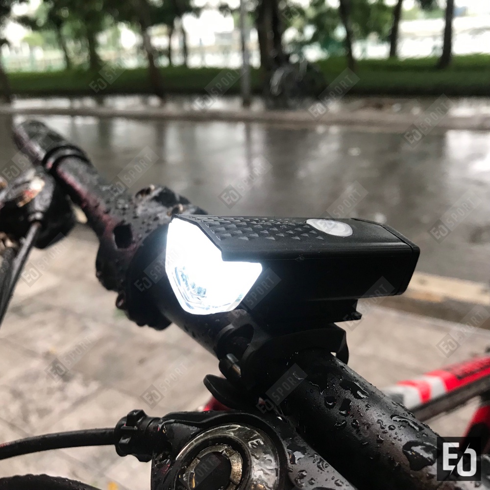 Đèn Pin Sac USB Gắn Xe Đạp Thể Thao Chống Nước 3 Chế Độ Sáng - EO.sportDZ