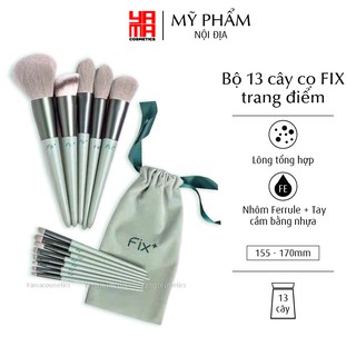 Bộ cọ trang điểm 3 món nội địa trung, set cọ makeup lông mềm, dụng cụ cá nhân tạo khối, tán phấn nền, đánh khối mũi, mắt