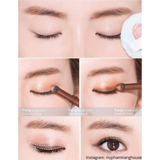 Phấn mắt dạng kem 2 đầu Missha Dual Blending Cushion Shadow