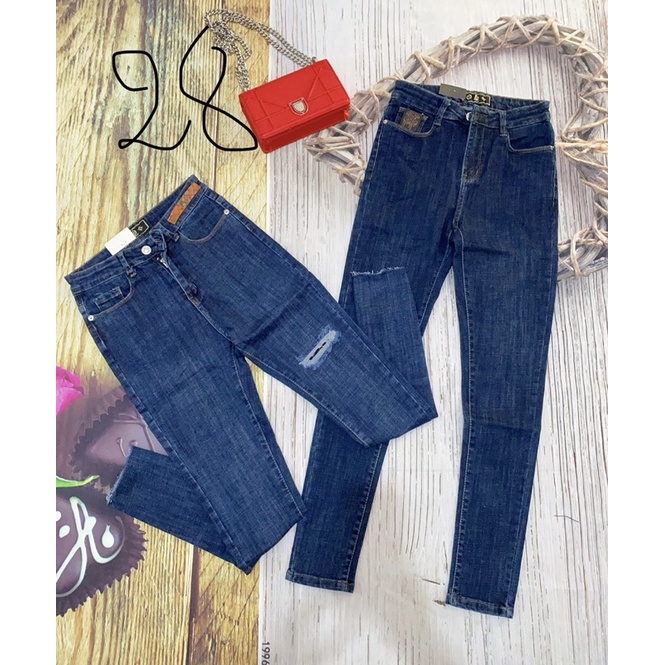 Quần Jean nữ lưng cao,quần jean nữ kiểu co giãn hàng Quảng Châu L1, sang chảnh | BigBuy360 - bigbuy360.vn